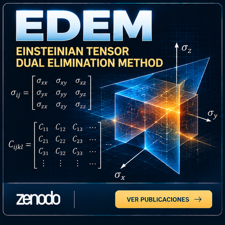 EDEM — Einsteinian Tensor Dual Elimination Method